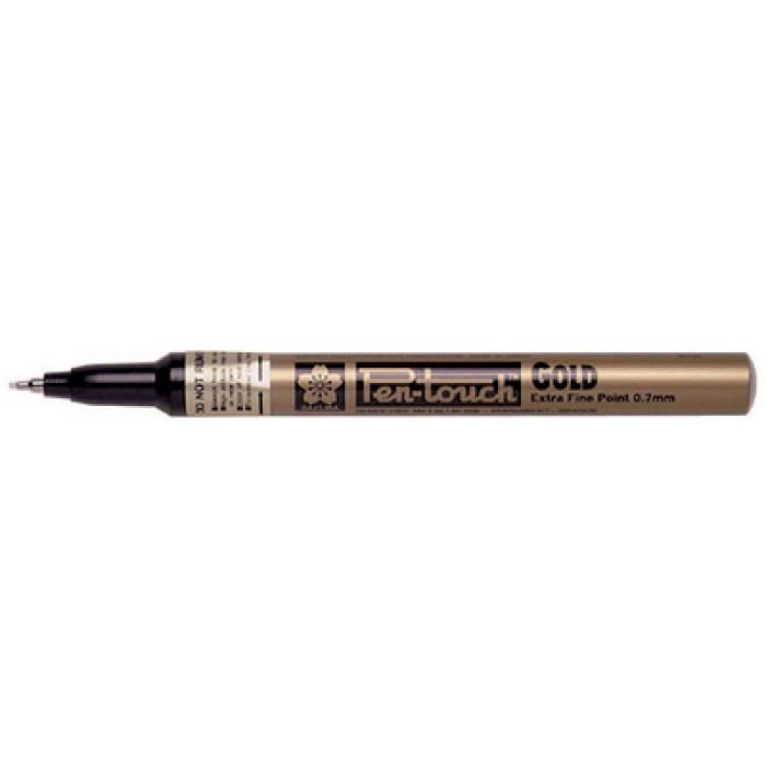 Marqueur permanent - SAKURA - Pen-Touch - Extra Fin - Cuivre - Opaque
