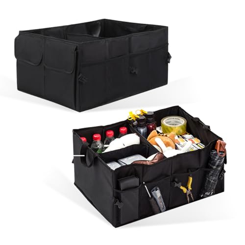 Large Capacity Car Trunk Organizer Eco Friendly Foldable Durable Storage Tool For Car Truck Boot Backseat Cargo