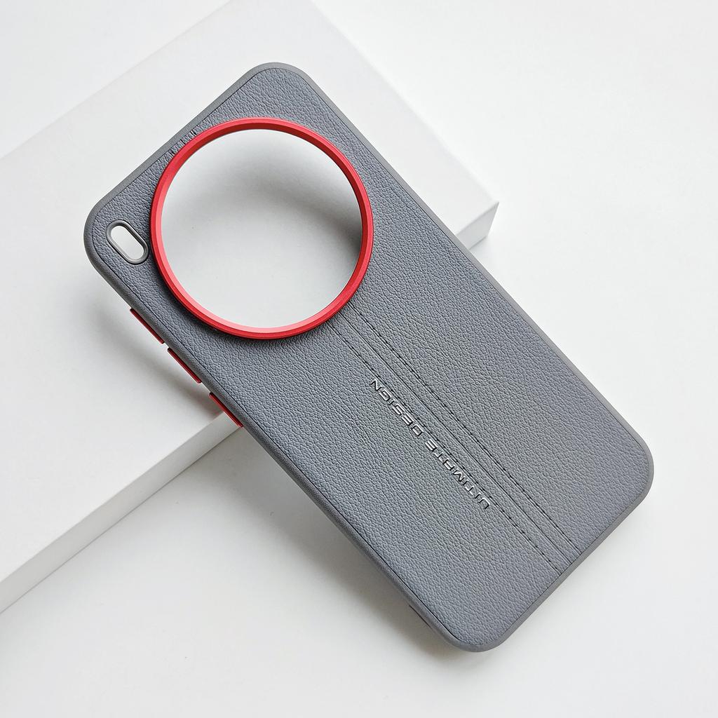 Applicable to vivox111ultra mobile phone case, simple 111s splicing plain leather x111pro anti-drop 111pro hard case