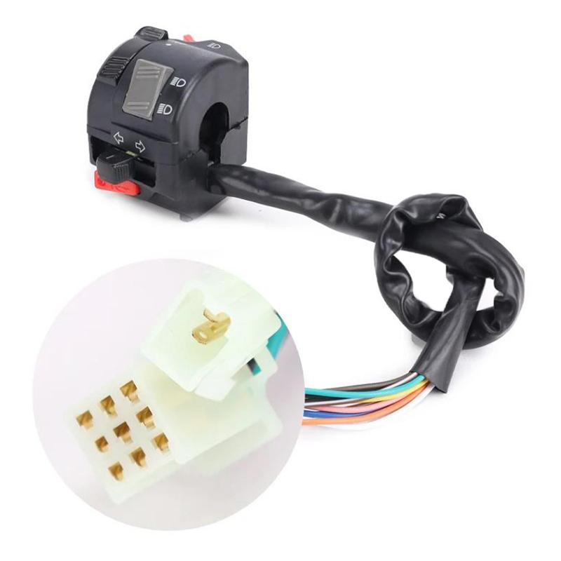 22Mm Universal Motorcycle Handlebar Switch Headlight Warning Light Motorbike Horn Turn Signal Controller Motorcycle Parts