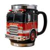 Funny Mugs Firefighting Coffee Mugs Creative Design Truck Coffee Mug  Firefighting Coffee Mugs Tea Cup for Hot Cold Water Juice
