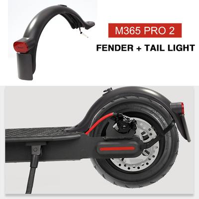 For Xiaomi Scooter M365 Pro 2 1S E-Scooter Tire Splash Fender With Rear Taillight Front Back Guard Mudguard Screw Line Parts