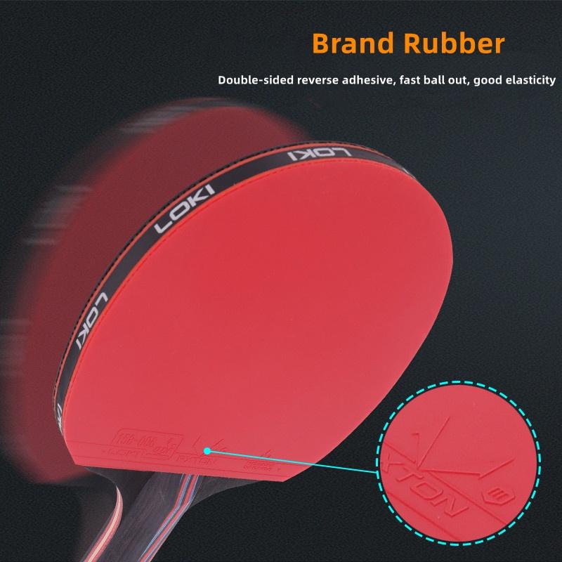 LOKI X1/X2/X3 ITTF Ping Pong Bat Profesional Racket  High Elasticity Sponge Rubber Ping Pong Bat with Racket Bag