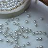 1Pc AAAAA Grade Perfect Round Natural Freshwater Pearl 10-11mm White Pre-Drilled Loose Pearl for DIY Pendant Jewelry Making
