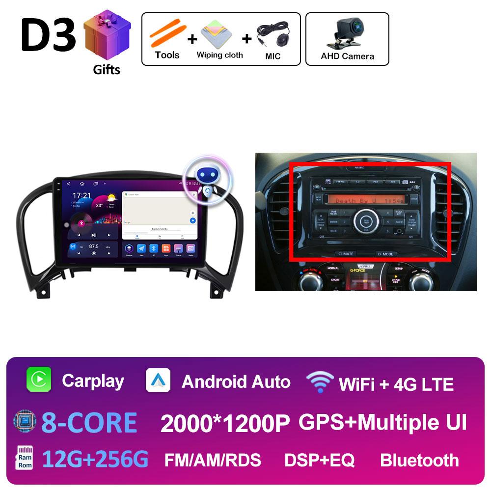 For Nissan Juke YF15 2010 2011 2012 2013 2014 Car Radio Multimedia Video Player Cooling Fan DSP Stereo GPS Navigation Autoradio