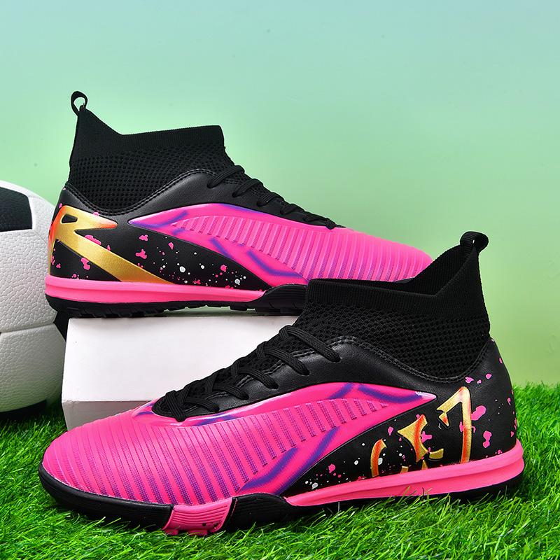 Sportvy Men's New Training Football Boots Ultralight Breathable Professional Soccer Shoes Soft Sport Unisex Grass Cleats Match Sneakers Cm