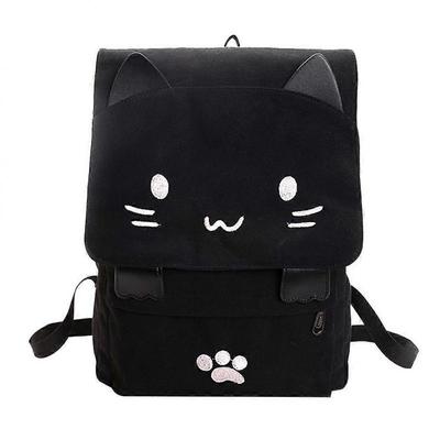 1 pièce Sac à dos Chat Tridimensionnel Grande Capacité Sac à dos Mignon Dessin Animé Sac à dos Décontracté pour Étudiants Filles (Motif Chat Rose)