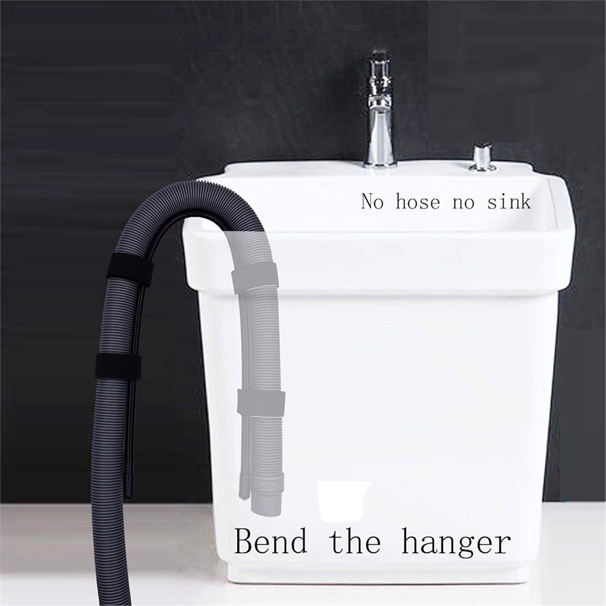Adjustable Shape Drain Hose Guide Assembly for Kitchen Sink Laundry Tub Washing Machine Discharge Hose Clip Hose Holder China Mainland