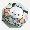 1pc Good Luck Puppy: Automatic Opening/Closing Umbrella with Foldable Design, Iron Frame, Outdoor Use, Festival Gift for Fans, Travelers, Daily Use, P