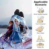 1pc Anna and Elsa Printing Blanket for All Season, Unisex Cartoon Blanket, Office Blanket, Lunch Rest Blanket