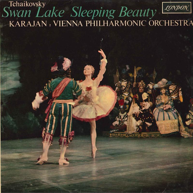 LP Record HERBERT VON KARAJAN(COND.)/VIENNA P - Tchaikovsky/(swanlake),(the Nutcrac CS6452 LONDON Japan Classical Used