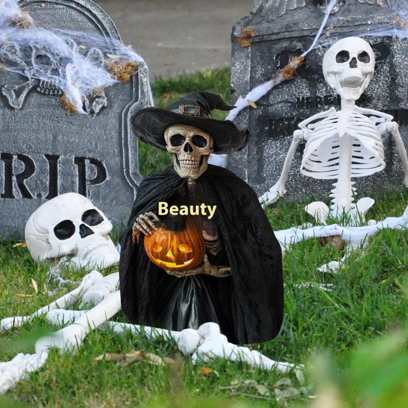 2Pcs Halloween Horror Props 2D Bloody Hand Stake For Outdoor Garden Yard Sign Decor Halloween Decoration Party Home Ornament