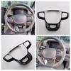 For Ford Ranger XTL T9   2024 ABS Carbon Fiber Steering Wheel Switch Buttons Frame Cover Sticker Car Styling Accessories