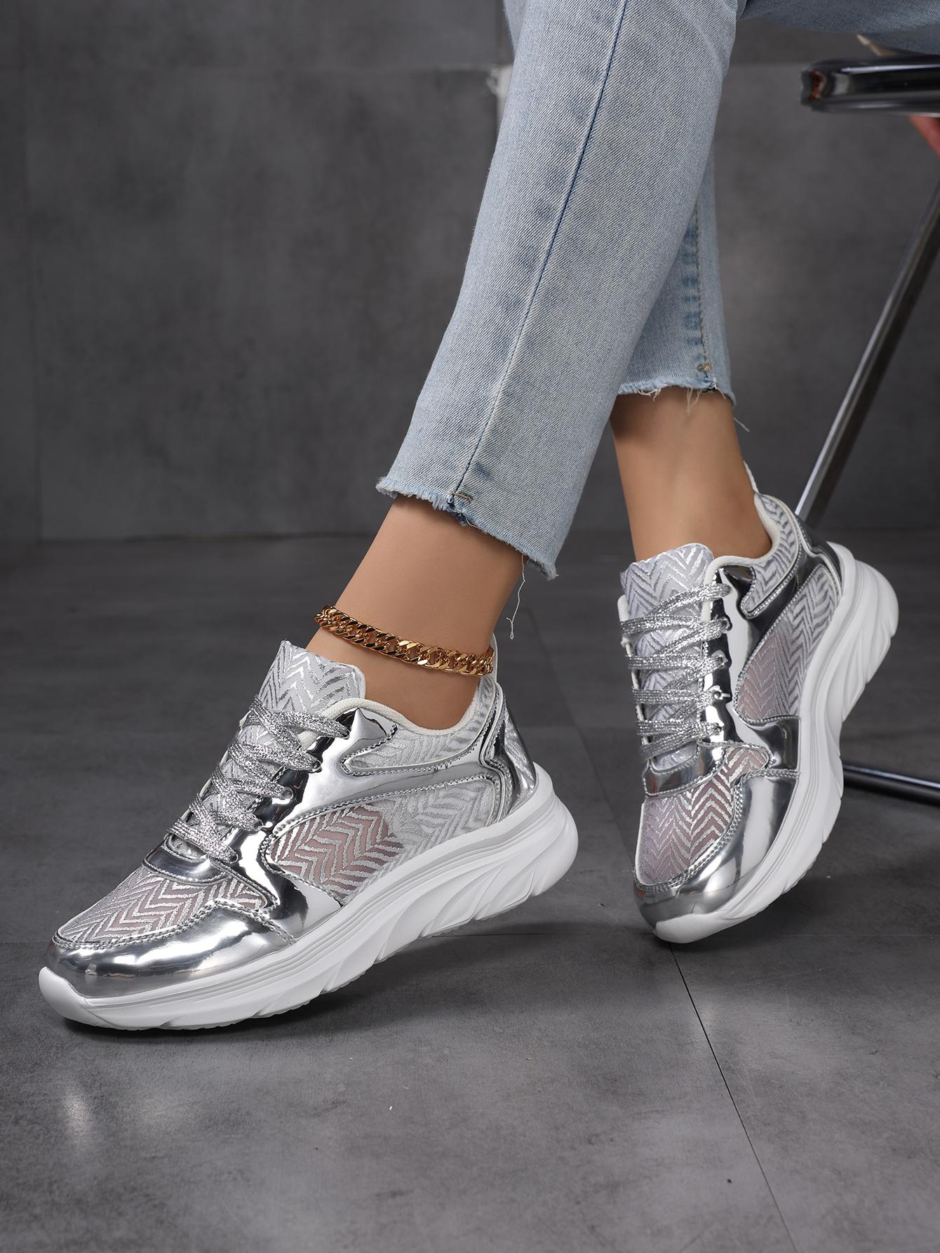 

Женские дышащие кроссовки Кроссовки для фитнеса Спортивная повседневная обувь 42 слоновая кость