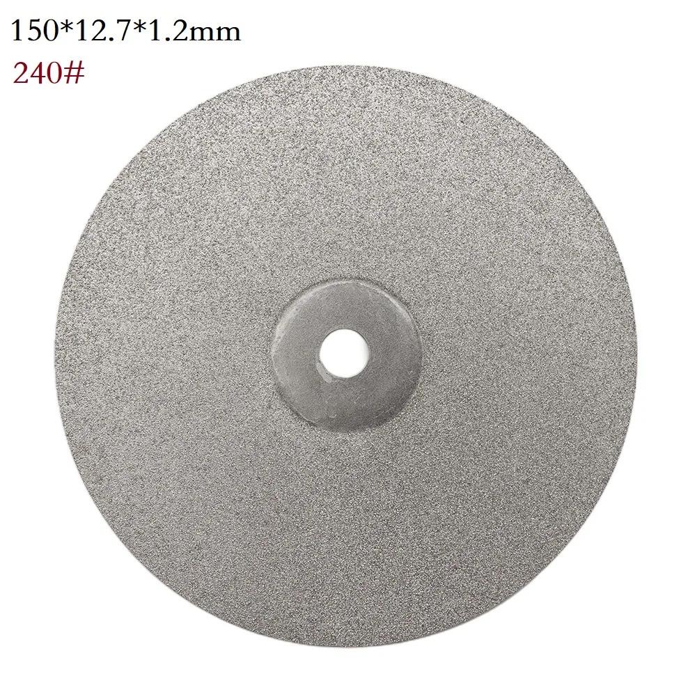 Disc Grinding Wheel Flat Lap Lapping Wheel 150mm 6" Coated Diamond Accessories Brand New High Quality Portable