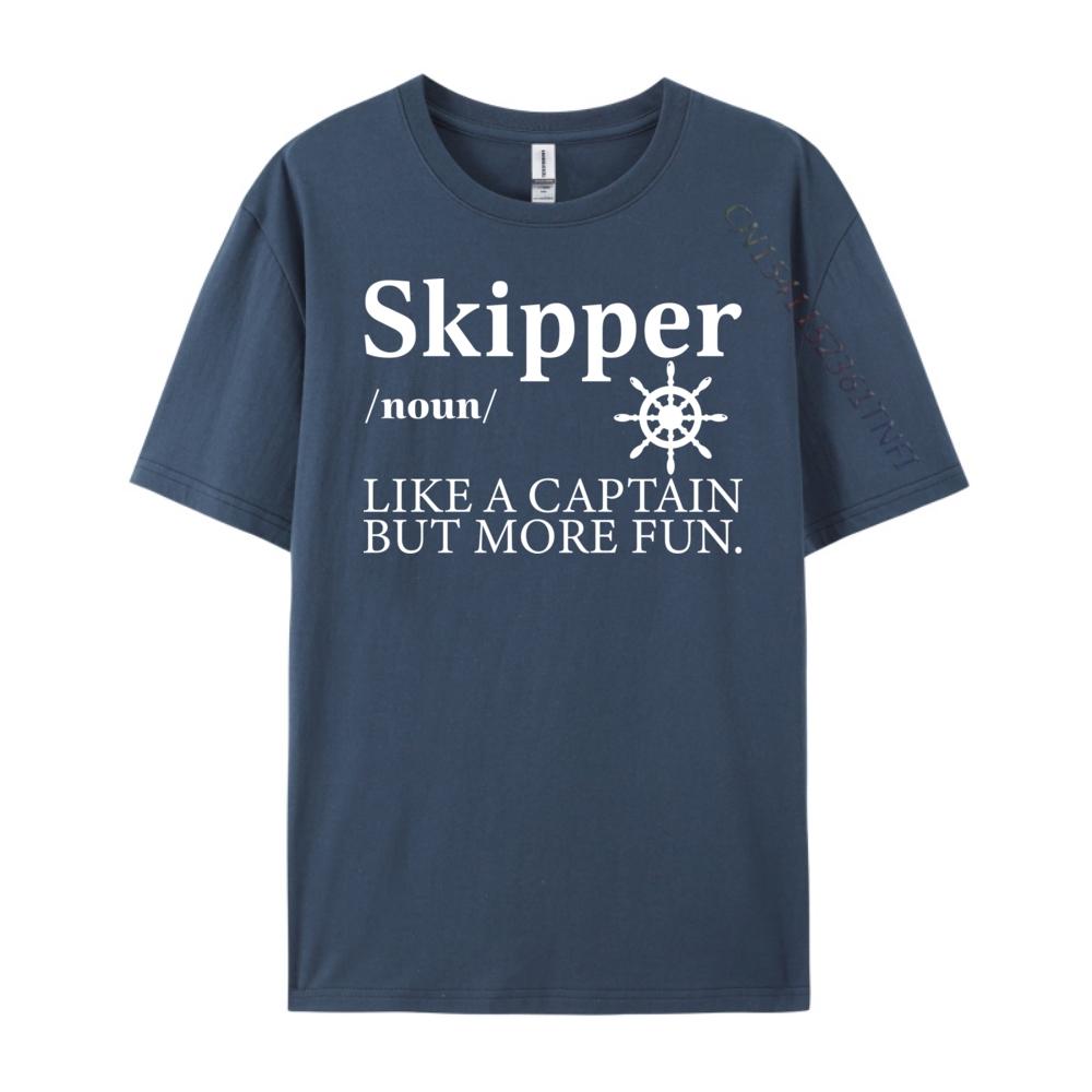 

Funny Boat Accessories For Men Captainboating Boat Captain Skipper Luxury T Shirt Men High Quality Streetwear Men Vegan 4XL