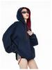 Men's Retro Color-Block Patchwork Hooded Cardigan - Casual Autumn Sweatshirt