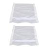 2pcs Shoe Dryer Bag Reusable Sneaker Mesh Washing Bag Shoes Laundry Dry Bag with Elastic Strap Zippe