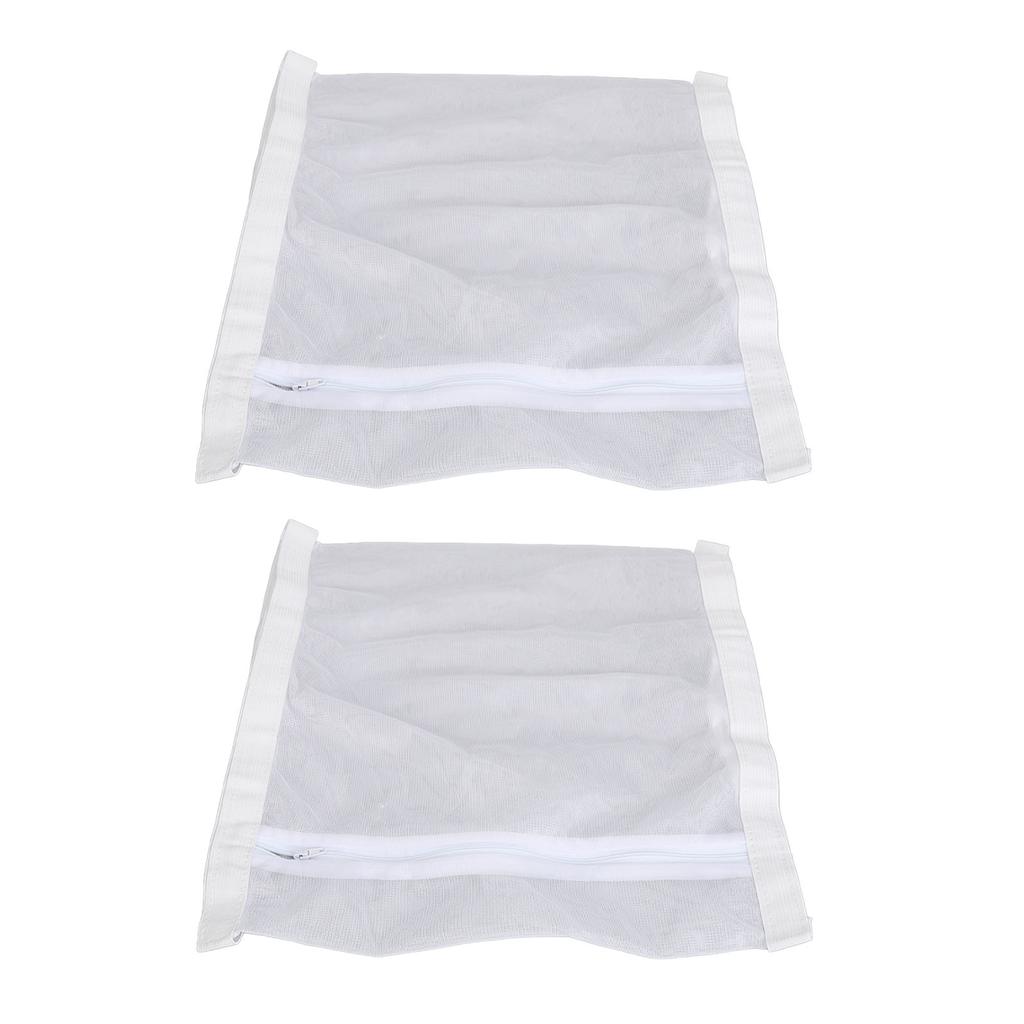 2pcs Shoe Dryer Bag Reusable Sneaker Mesh Washing Bag Shoes Laundry Dry Bag with Elastic Strap Zippe
