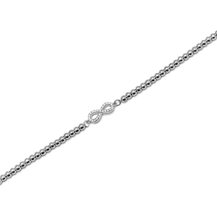 Bracelet - LUXENTER - Krom - Argent 925 - Zirconium - Plaqué Finition En Rhodium