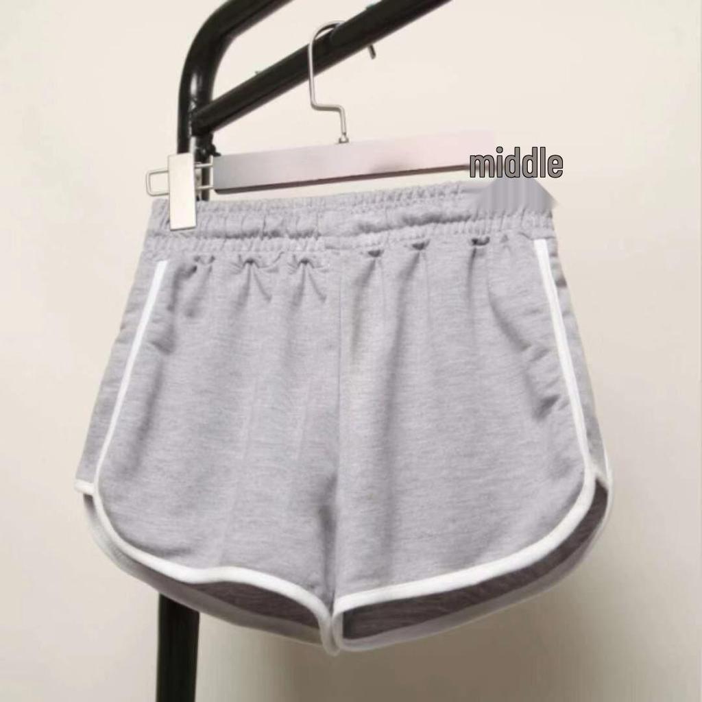 Korean Women's Trendy Wide-Leg Sports Shorts for Running, Yoga, Home, Casual, Beach, and Summer Wear