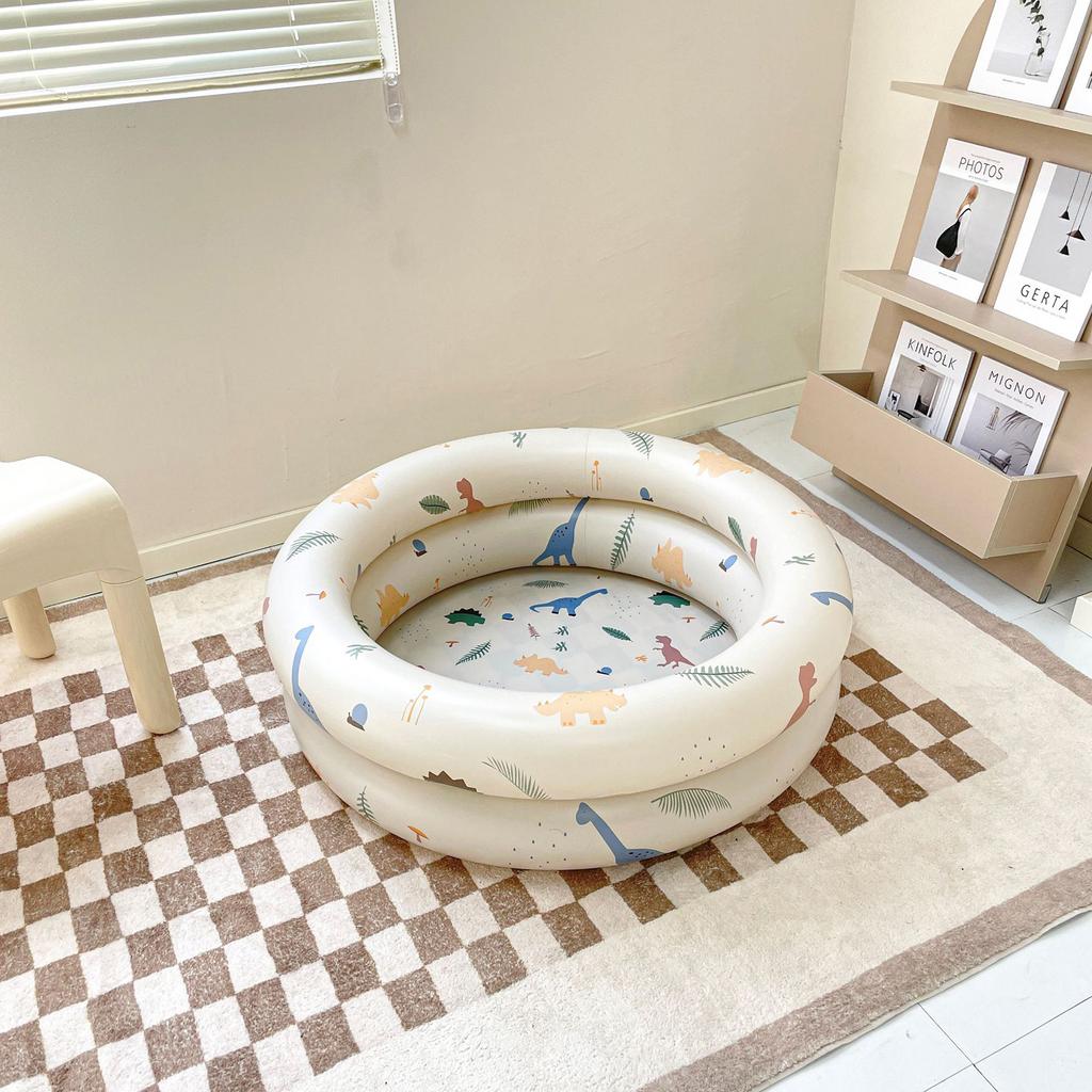 Kiddie Pool Kids Inflatable Swimming Pool Reusable Baby Ball-Pit Pool Infant Pool Round Swimming Pool for Outdoor