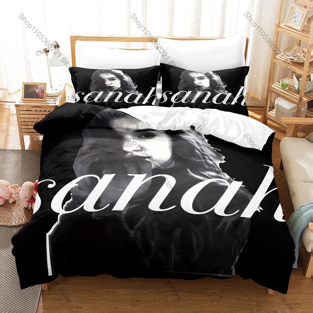 Personality Sanah Polish Singer New Bedding Set Soft Duvet Cover Pillowcase Music Fans Bedroom Home Decor