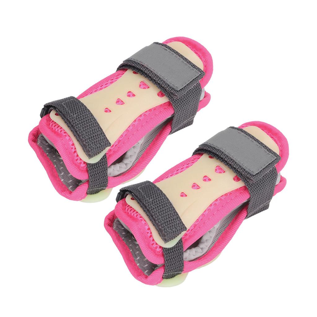 2Pcs Roller Skating Wrist Guards Sweat Absorption Breathable Flexible Kids Skating Wrist Brace for Kids Sports Outdoor