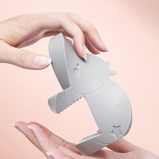 Door Slam Stopper Silicone Door Pinch Guard Animal Shape Door Wedge Door Stopper Prevents Slamming on Heavy Doors for Baby Safety Pet Friendly Home