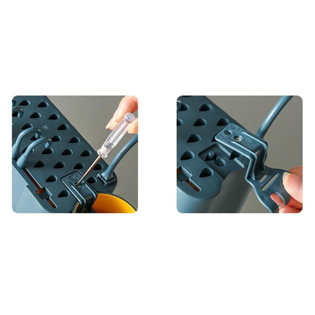 Kitchen Bathroom Toothpaste Rack Holder Shelf NO Drilling Waterproof, and Rain Pattern