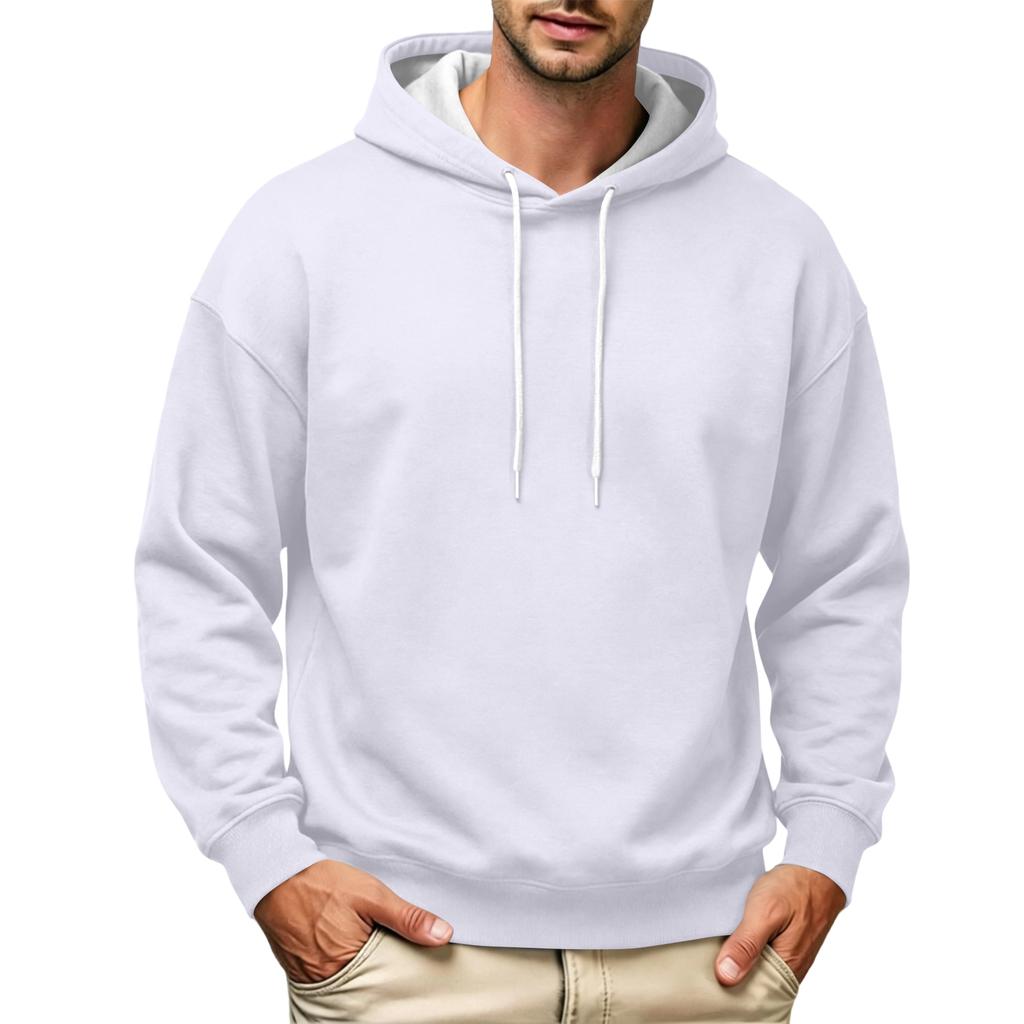 Men's Casual Winter Hoodie Sweatshirt for Everyday Wear
