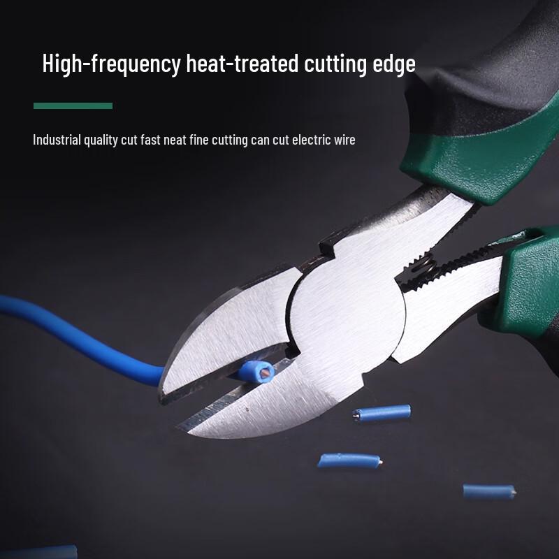 Yuanqian 8-inch Spring-Loaded Diagonal Pliers