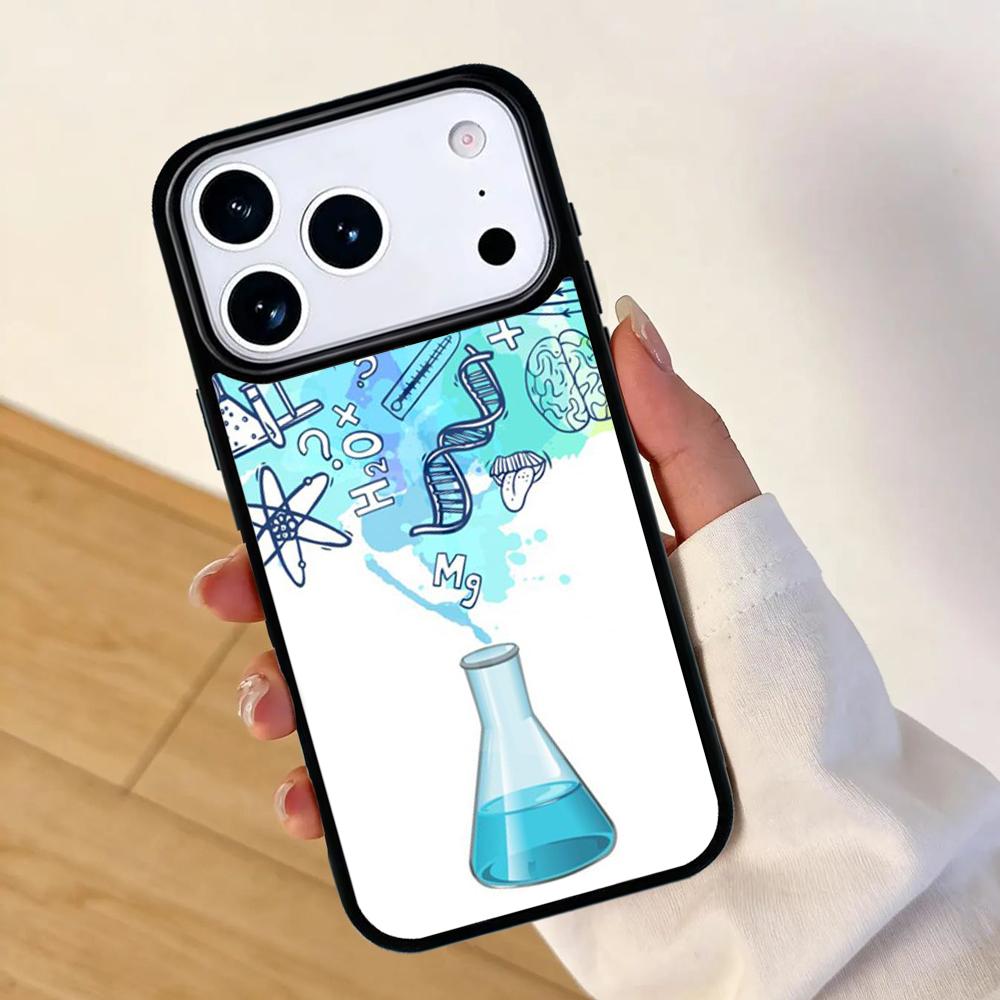 Biology and Chemistry Mobile Phone Case for IPhone 17 AIR 16pro Max 15 14 13 12 11 Bumper Cover