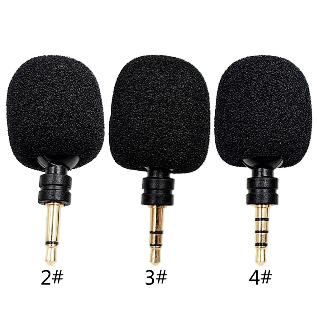 Portable Mini Microphone 3.5mm Aux Mono / Stereo / 4 Pole Flexural Bendable