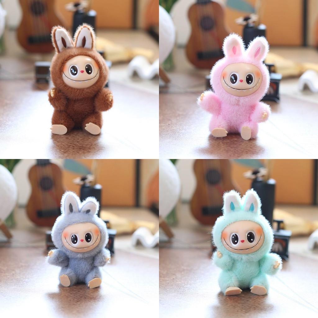 Cute Labubu Animal Plushie Bag Charm With Pp Cotton Filling For Kids And Gift