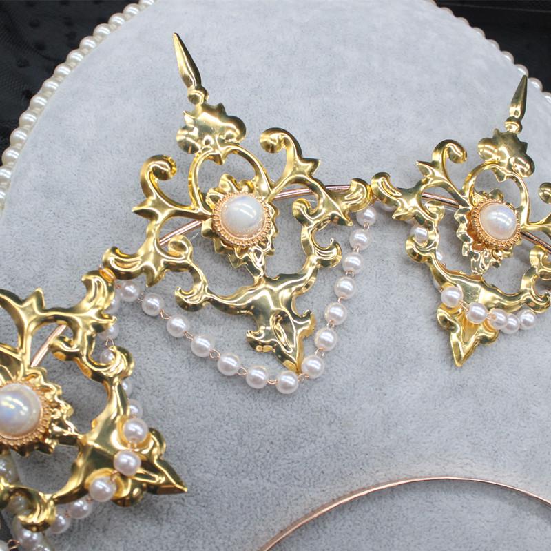 DIY Lolita Heiligenschein Krone Kit - Selbstgemachtes Kopfschmuckzubehör für Fotoalben