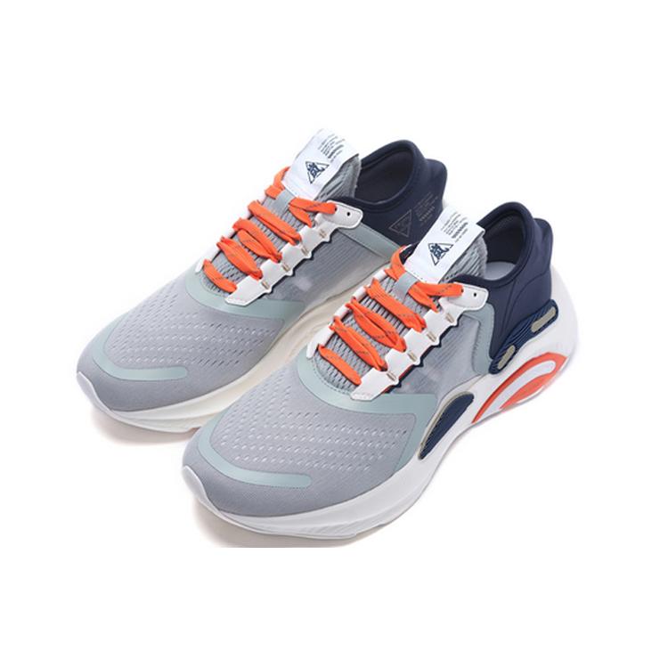Li Ning Arashi Cushioning Breathable Lightweight Low top Running Shoes Men's Gray Green ARHQ071-3