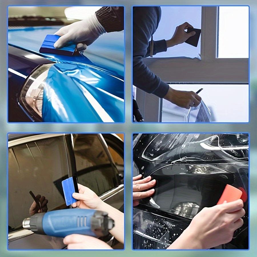 Car Film Scraper Vinyl Wrap Card Squeegee Suede Felt Scraper Kit for Auto Foil Wrapping Sticker Styling Accessories