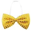 Artec Glitter Bow Tie, Gold, Approx. 180 X 110 Mm, Costume, Event, School Festival, Cultural Festival, 002299