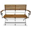 Foldable Bench - vidaXL - 112 Cm - Acacia Wood - Weather-resistant - Classic Design
