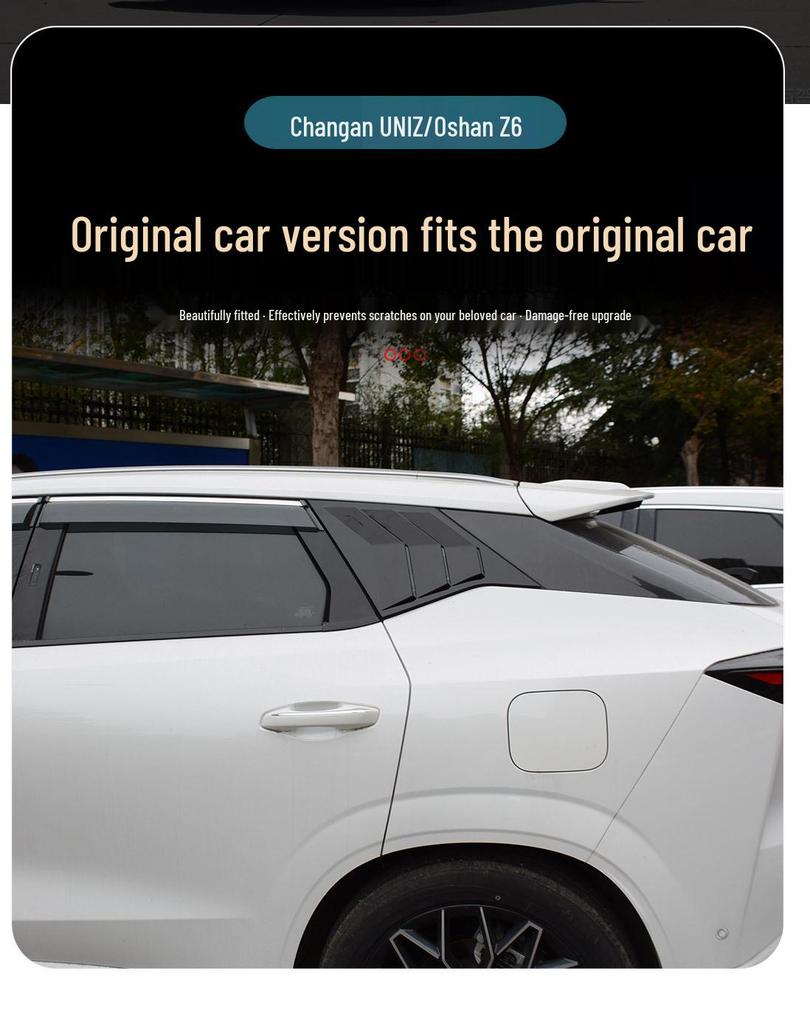 Changan UNI-Z Oshan Z6 Rear Window Louver Trim Decorative Strip