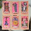 Pink & Rose Gold Foil Tarot Cards 78-Card Deck 12x7cm with Box Waterproof Durable PET Plastic Tarot