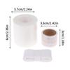 2/1 Roll PU Sponge Tennis Badmintion Racket Overgrip Shock-absorbing Film + 2/1 Roll Base Film Handle Membrane Damping Grip Skin