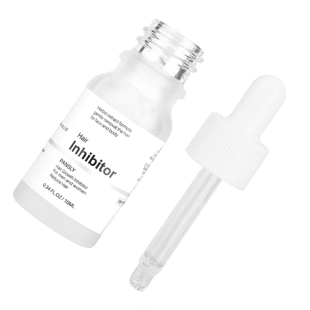 Siero Riparatore Estratto Naturale di Piante da 10ML Inibitore della Crescita dei Capelli per Depilazione Corporea Permanente