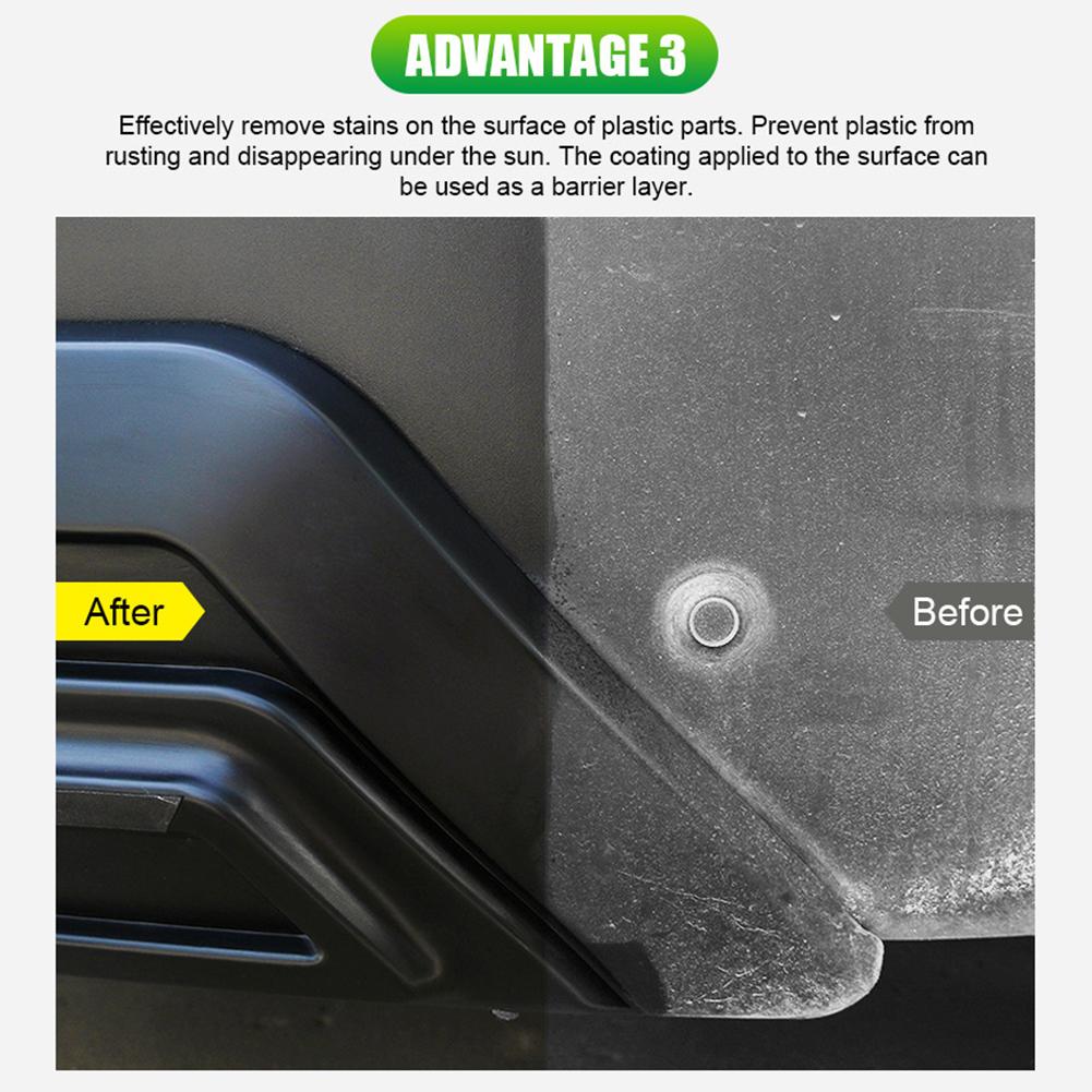 260ml Universal Car Interior Rubber And Plastic Retreading Agent Auto Hydrophobic Polish Nano Coating Spray Scratch Repair Agent