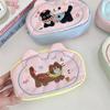 Multifunctional Mini Cosmetic Bag Puppy Stationery Holder Bag Sweet Small Item Bag  Girls
