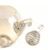 10PCS Glass Spout Stainless Steel Tea Strainer Teapot Filters Spring