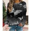 Felpe con cappuccio stile etnico messicano floreale 3D stampa donne Y2K felpe con cappuccio manica lunga pullover oversize top donna abbigliamento