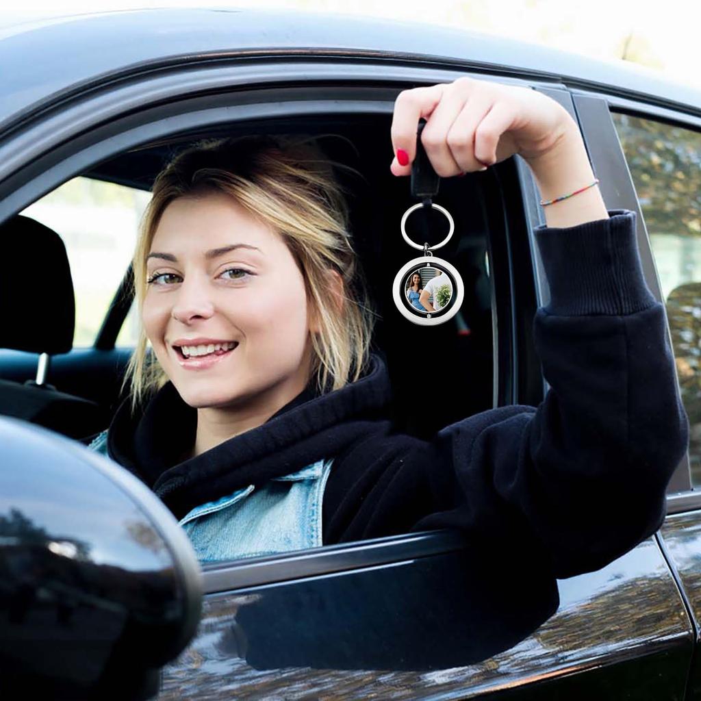 Edelstahl Metall Schlüsselanhänger Kann Für DIY Gravierte Gedenk-Schlüsselzubehör Verwendet Werden