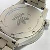 Used 127 [Battery replaced and cleaned] Working item NIXON men's watch Nixon adidas white rotating bezel screw pack quartz